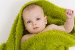 Baby With Blanket