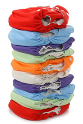 Stack Of Cloth Diapers